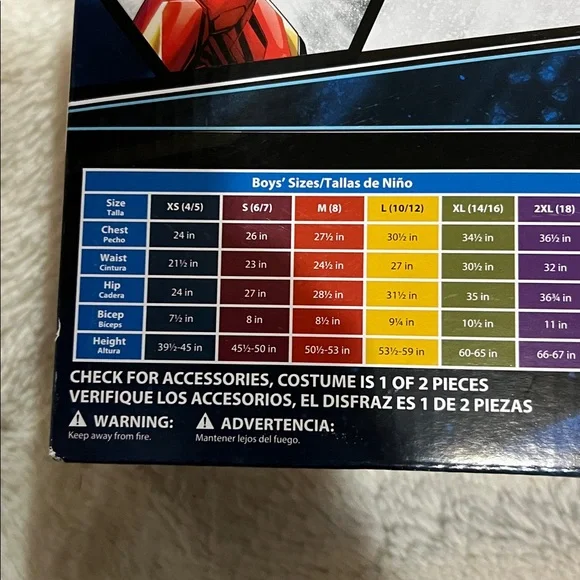 Marvel Avengers Iron Man Red and Black Kids Superhero Costume medium size 8 - Picture 3 of 6